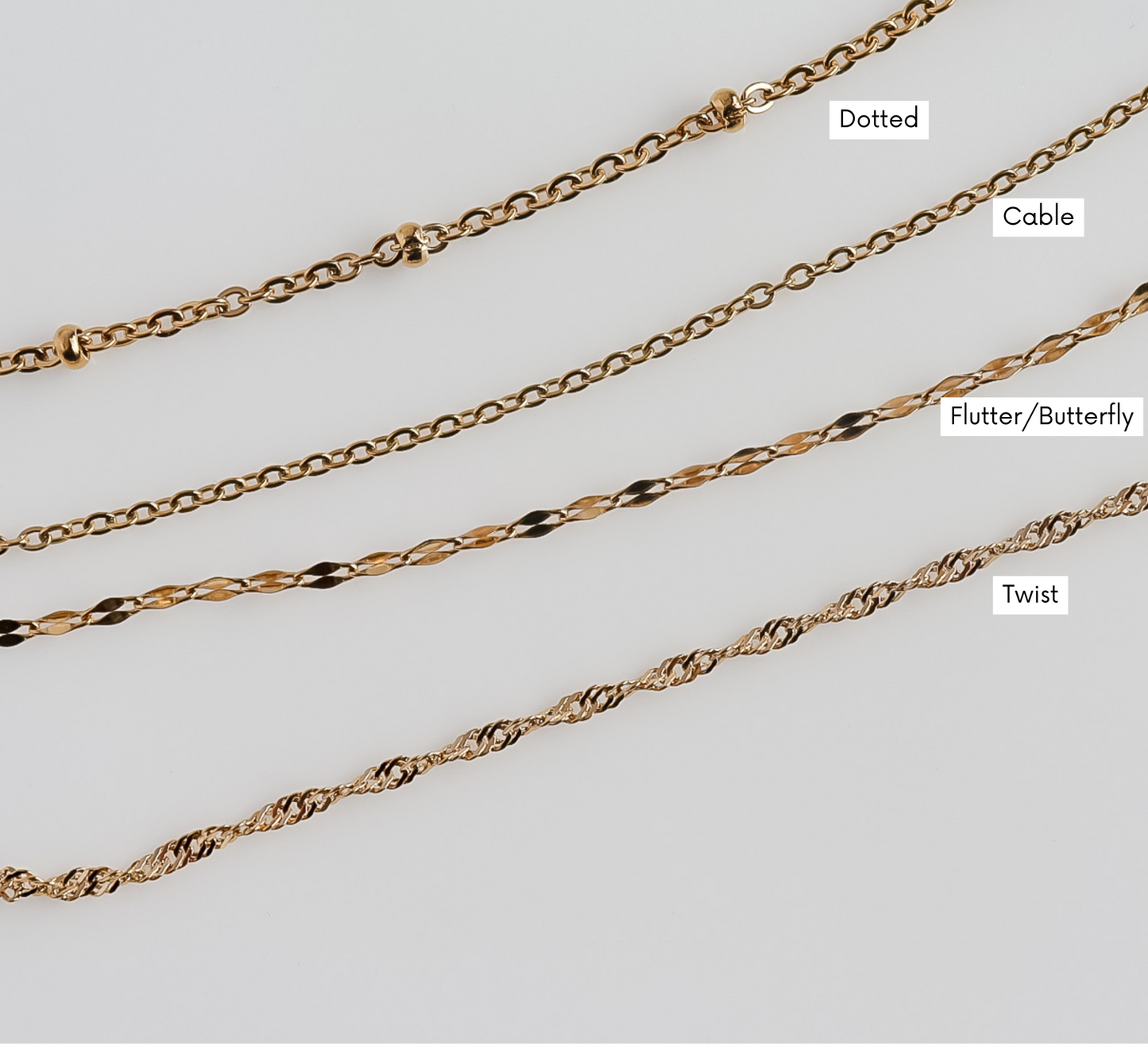 Various Chain Necklaces