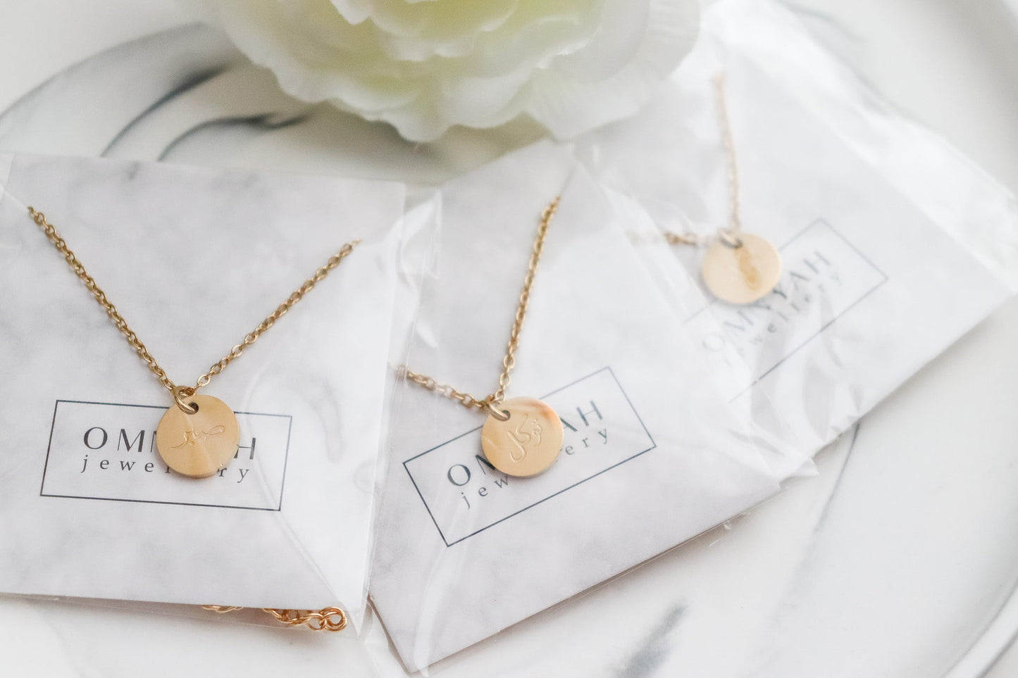 Gratitude, Patience, Trust in God Pendant Necklace