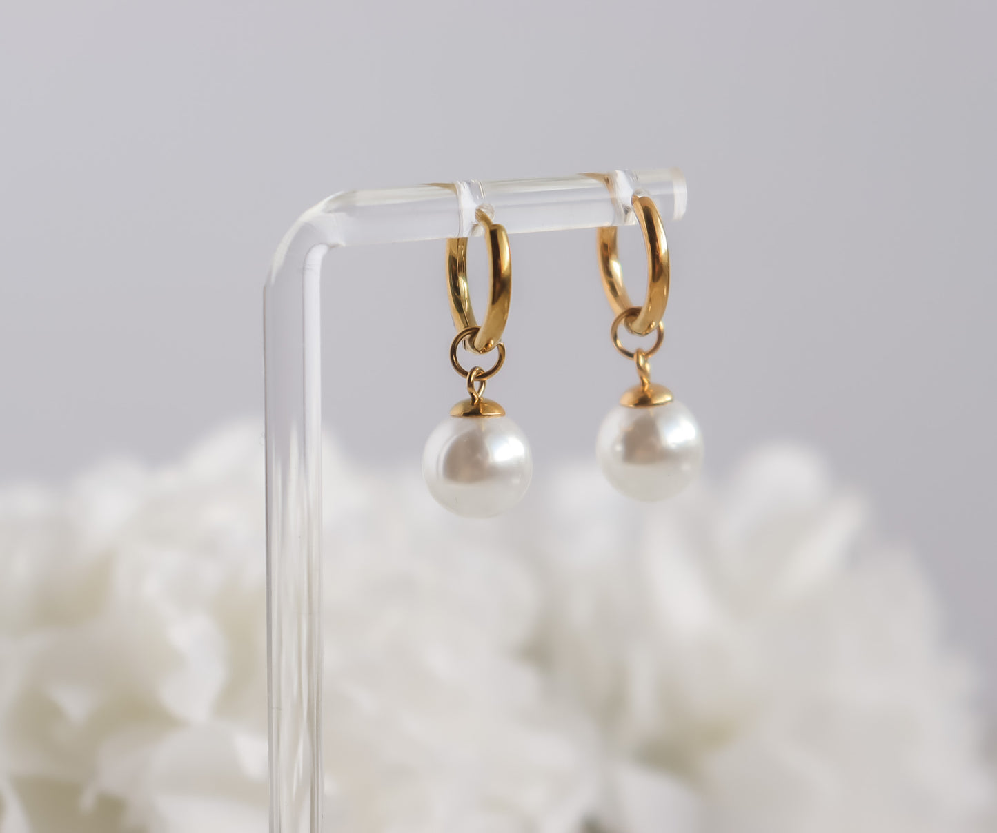Drop Pearl Earrings