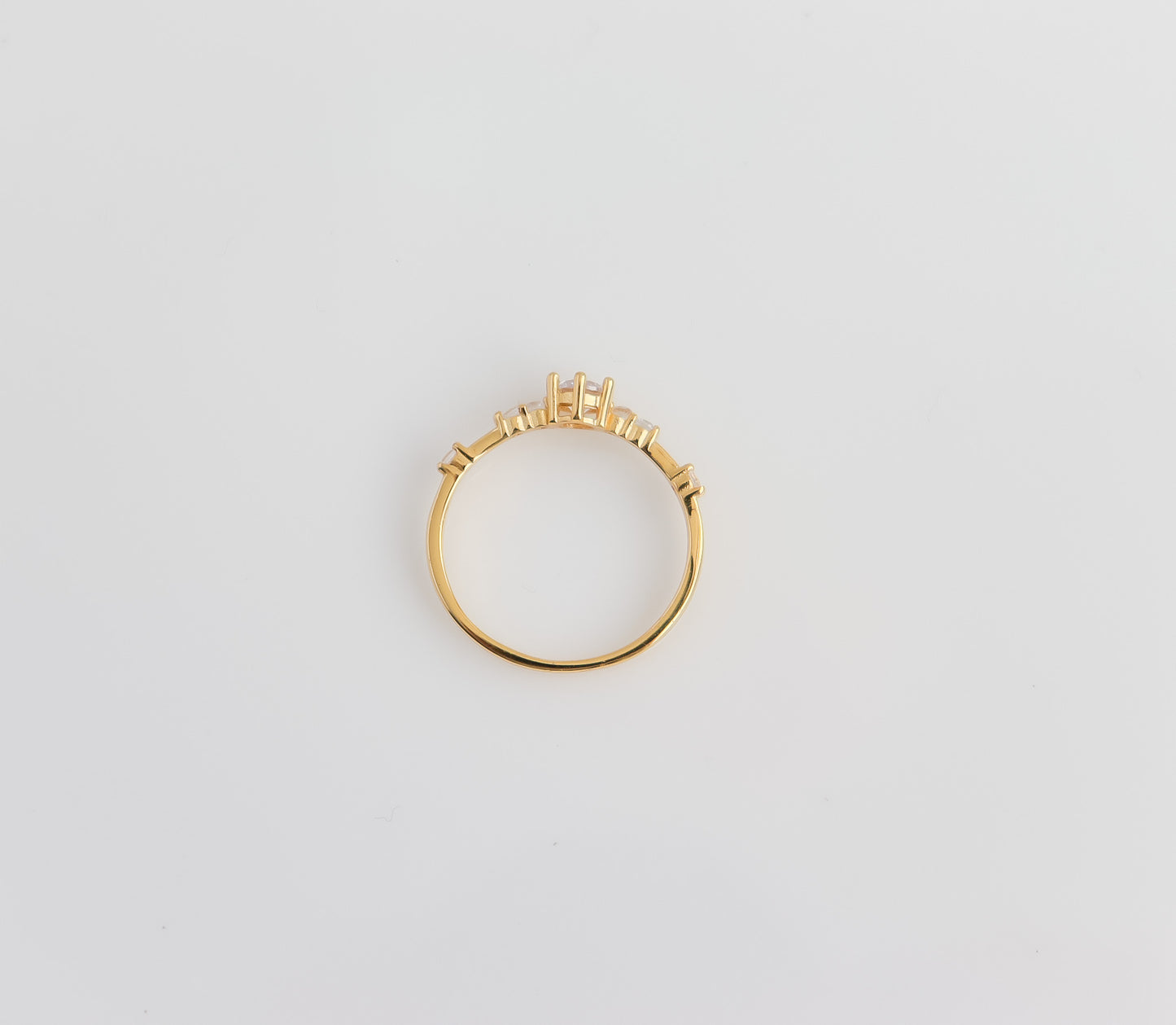 Crystal Solitaire Ring