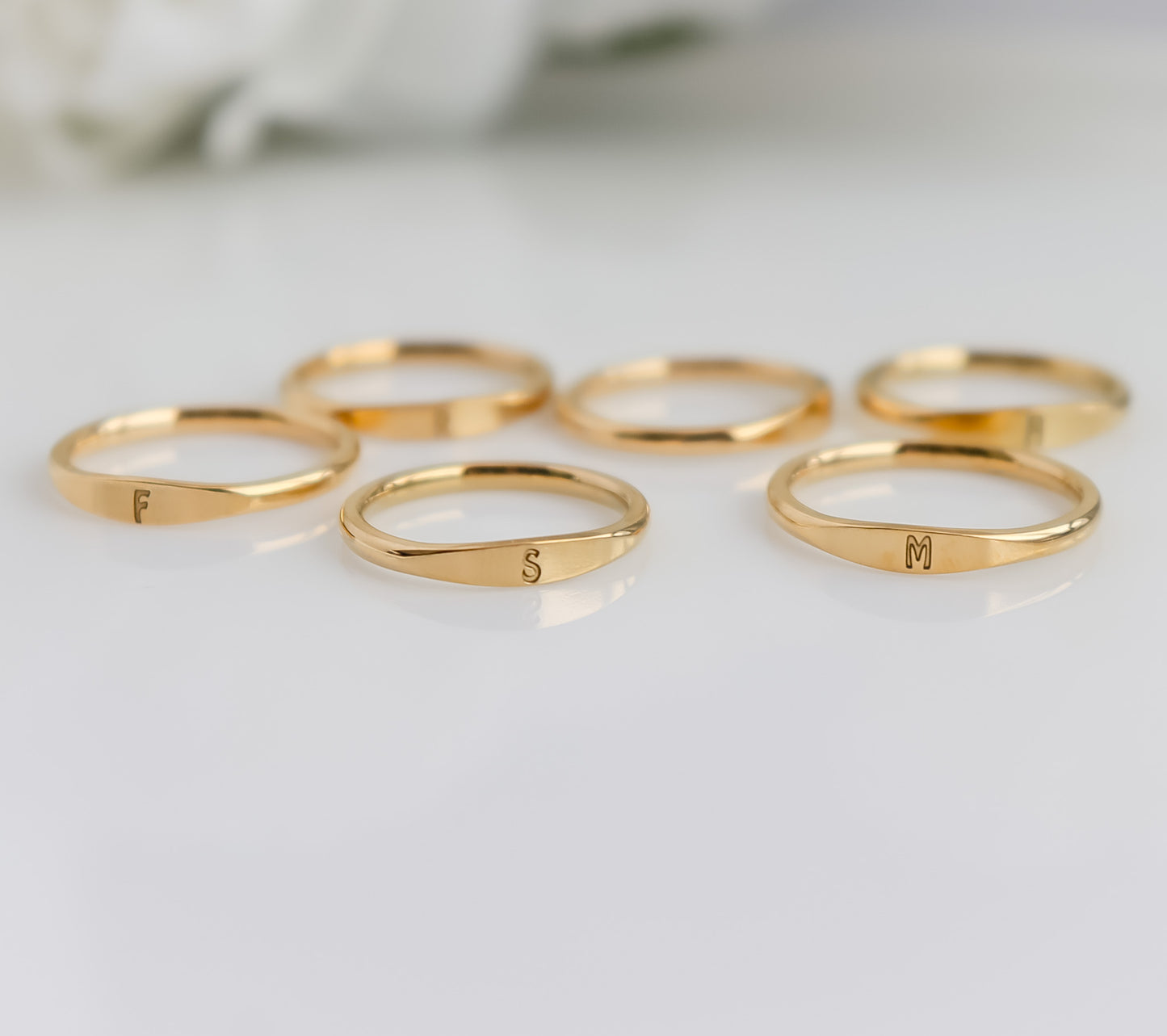Initial Letter Ring (A to M)