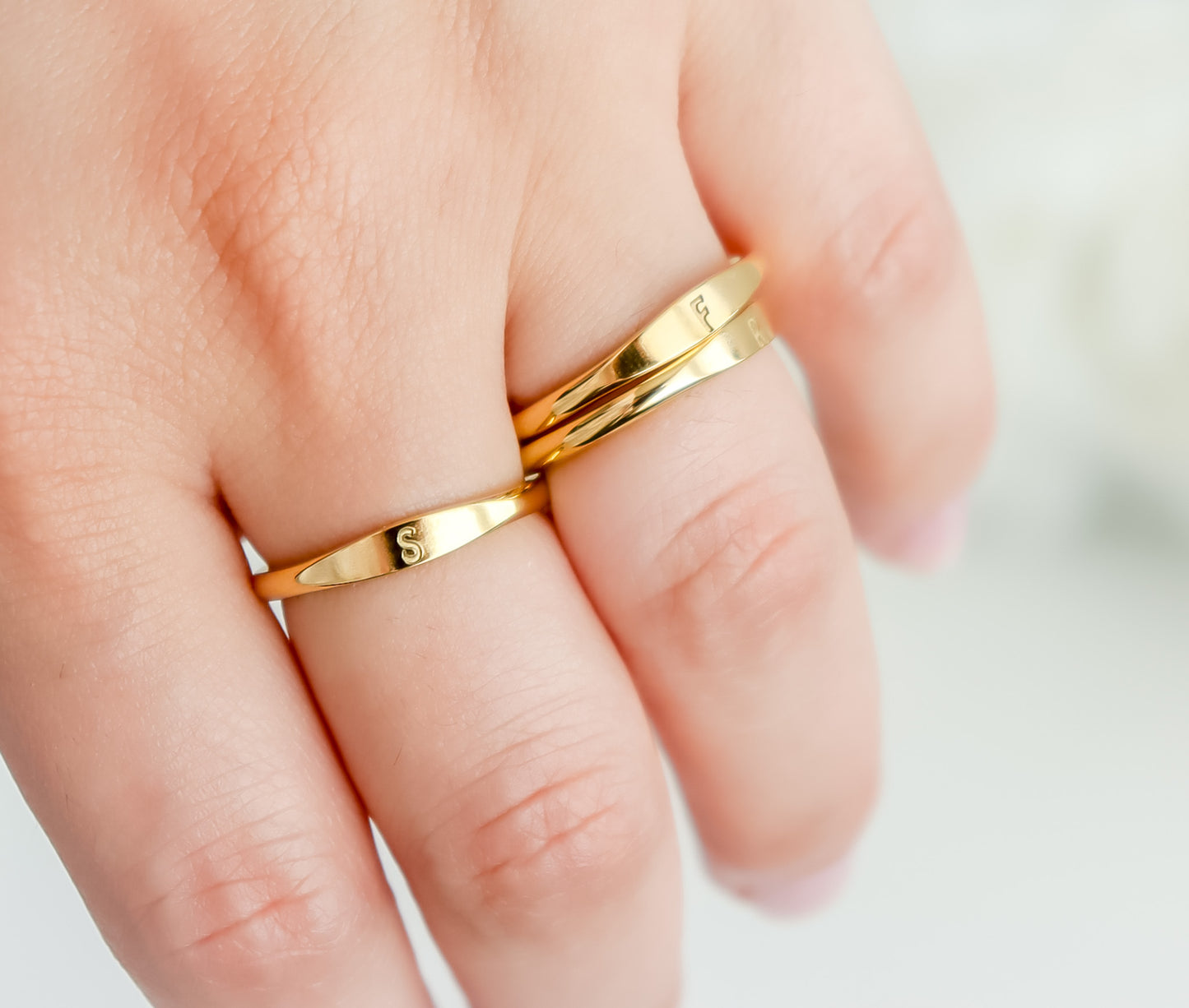 Initial Letter Ring (A to M)