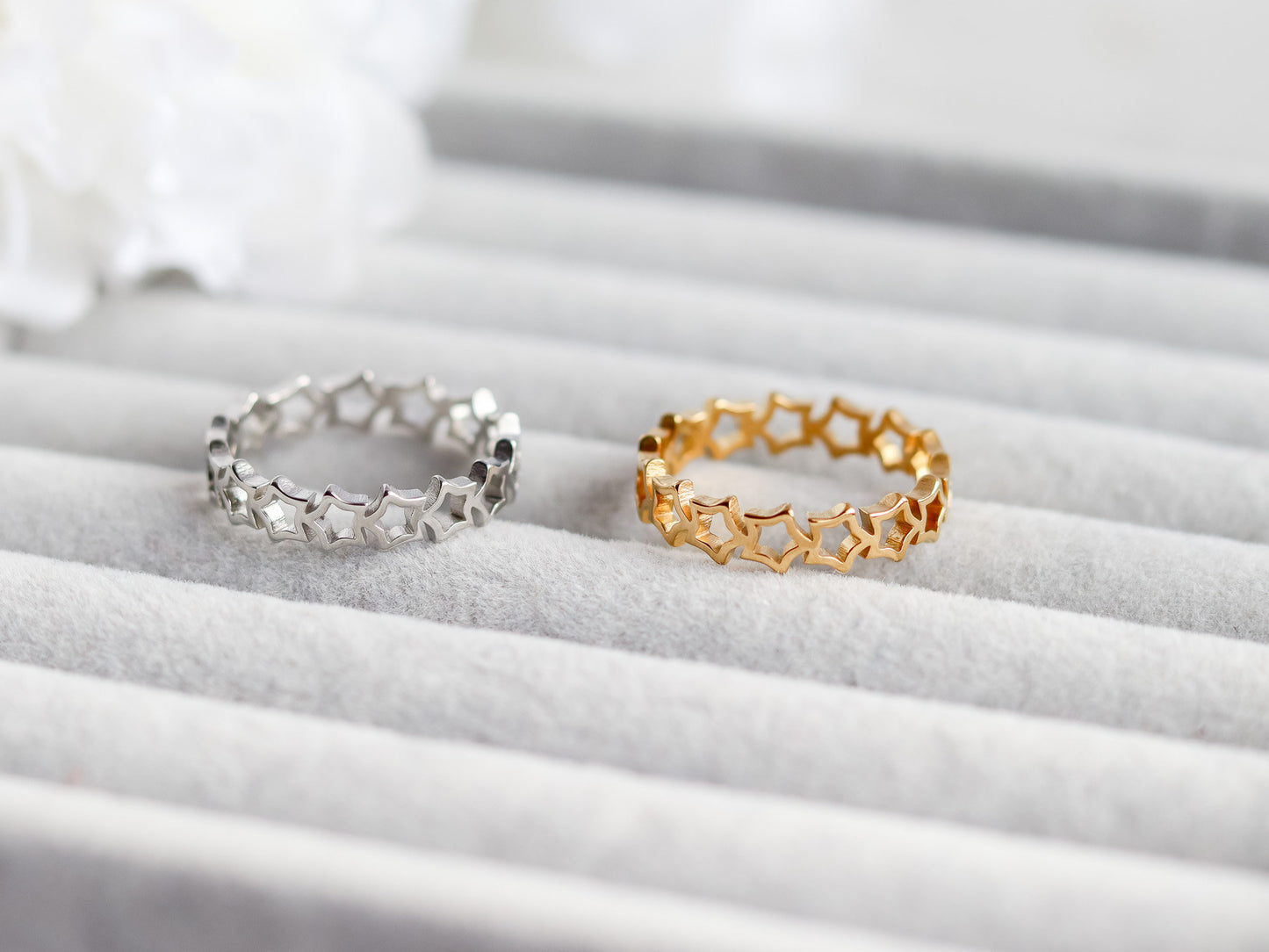 Star Ring I Star Ring I Gold Ring I Star Signet Ring I Stackable Ring I Simple Ring I Gift for Her I Ring For Her I Christmas Gift