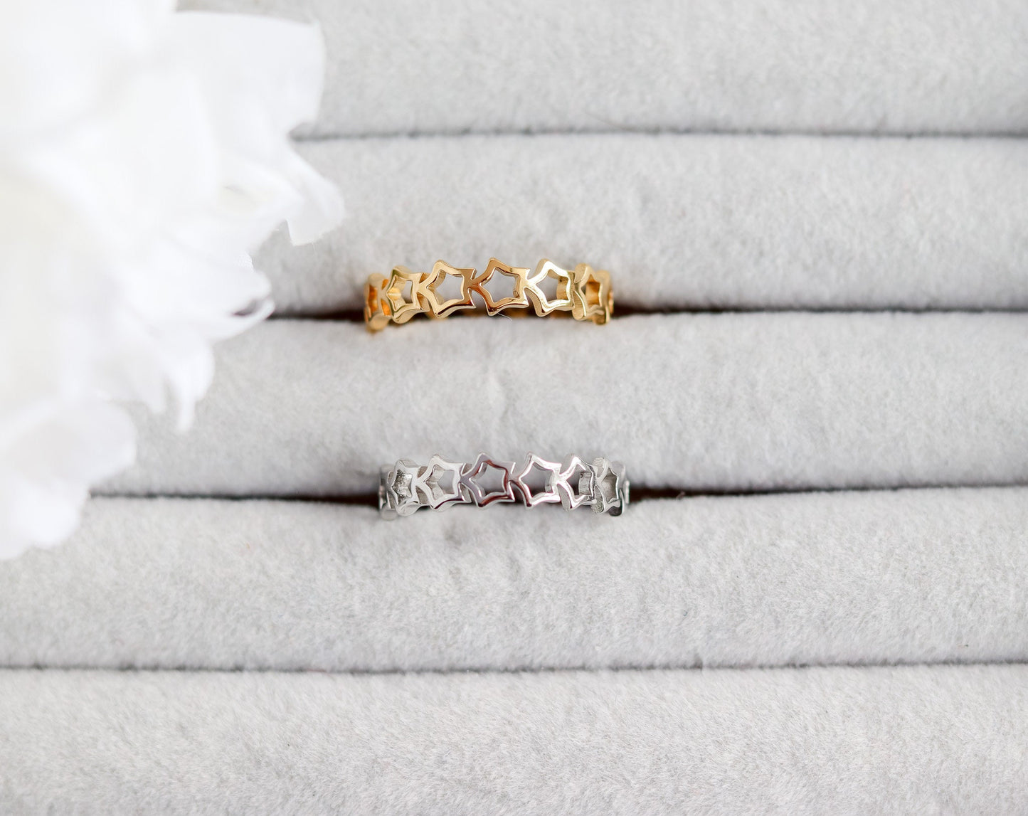 Star Ring I Star Ring I Gold Ring I Star Signet Ring I Stackable Ring I Simple Ring I Gift for Her I Ring For Her I Christmas Gift