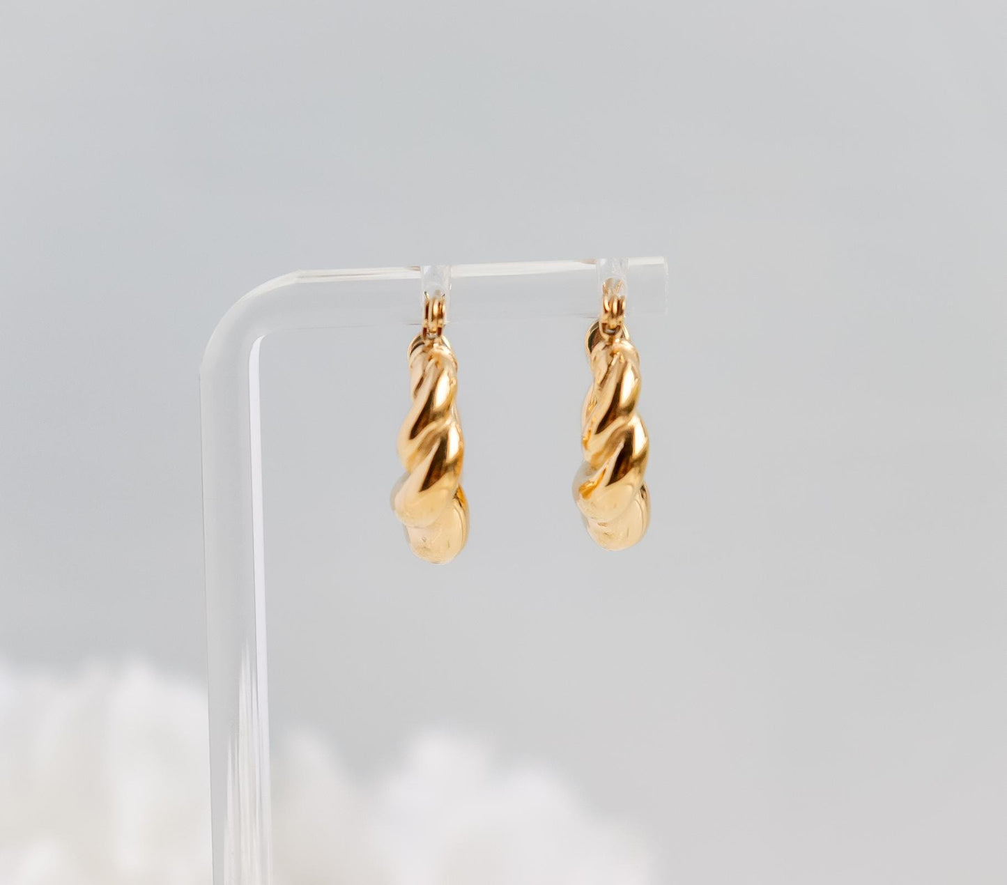 Twisted Hoops I Open Hoops I Statement Hoops I Twisted Earring I Birthday Gift for Her I Earring For Her | Hypoallergenic I Christmas Gift