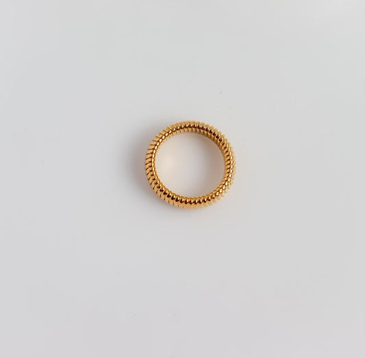 Round Lined Ring | Flexible Ring | Gold Ring I Statement Ring | Simple Ring | Ring For Her I Christmas Gift