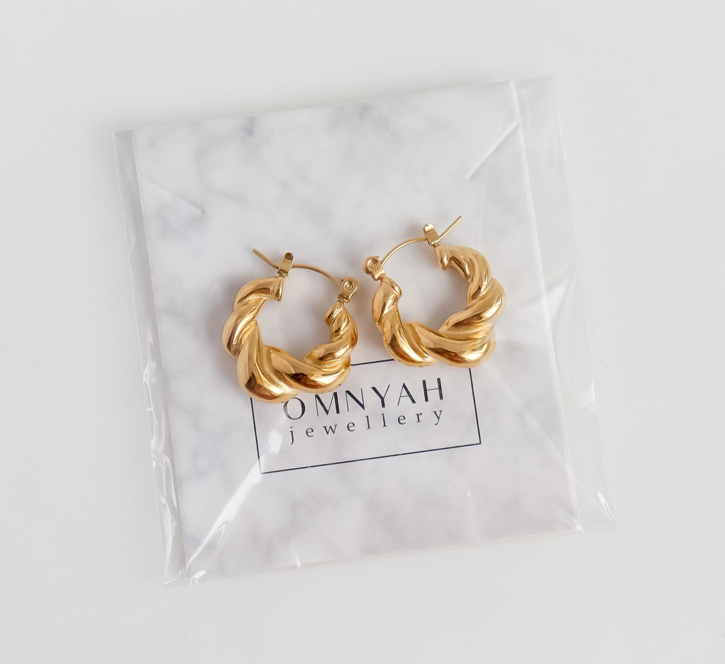 Twisted Hoops I Open Hoops I Statement Hoops I Twisted Earring I Birthday Gift for Her I Earring For Her | Hypoallergenic I Christmas Gift