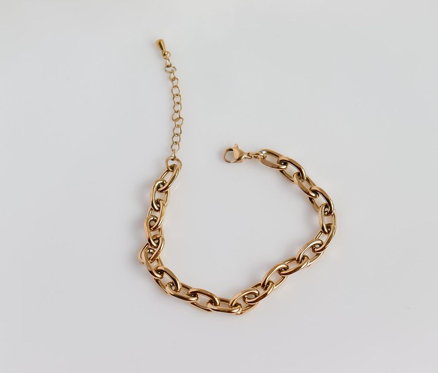 Cable Chain Bracelet | Double Layering Bracelet | Stacking Bracelet | Unisex Bracelet | Minimal Bracelet | Bridesmaid Gift | Christmas Gift
