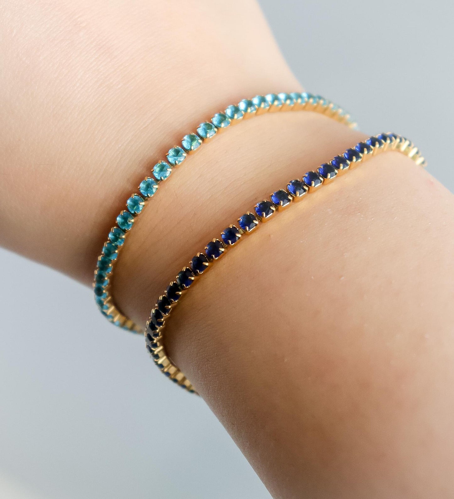 Tennis Bracelet | Gold Tennis Bracelet | Cubic Zirconia Bracelet | Gemstone Bracelet | Gothic Jewelry | Bridesmaid Gift | Christmas Gift