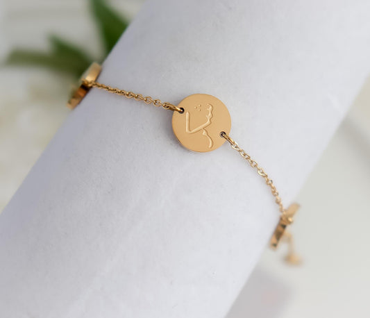 Gratitude, Patience, Trust in God Pendant Bracelet | Thankful Bracelet | Sabr Bracelet | Arabic Jewelry | Islamic Jewelry | Eid Gift