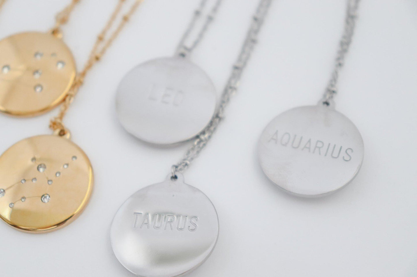 Medallion Zodiac Necklace
