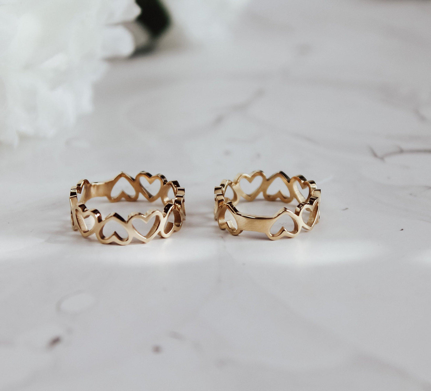 Heart Link Ring