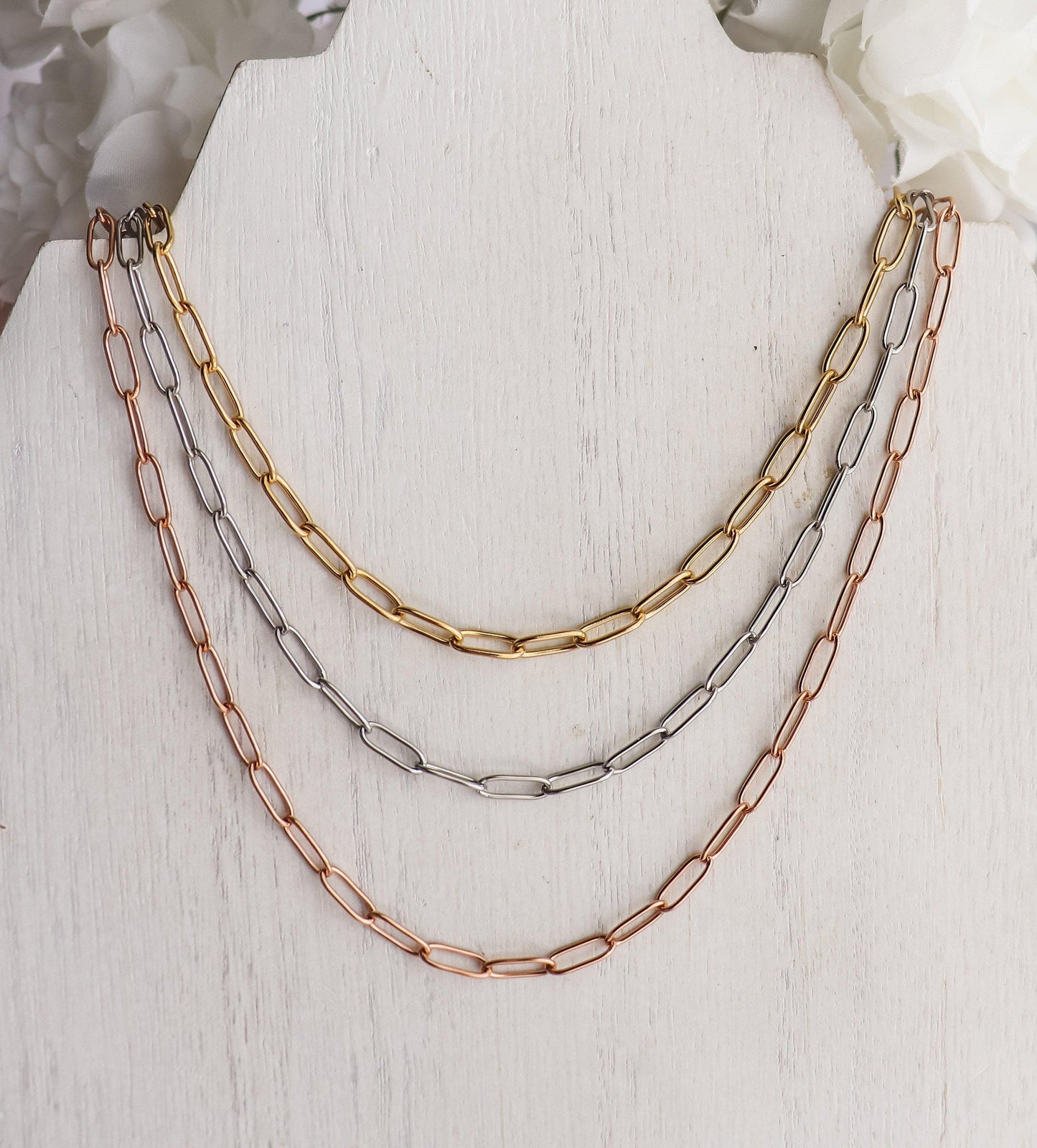 Block Link Essential Chain Necklace