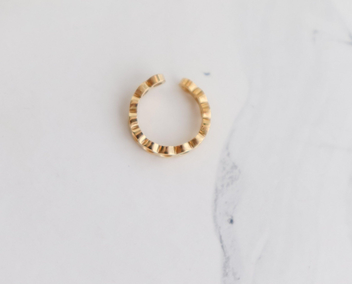 Mini Circle Ear Cuff Earring