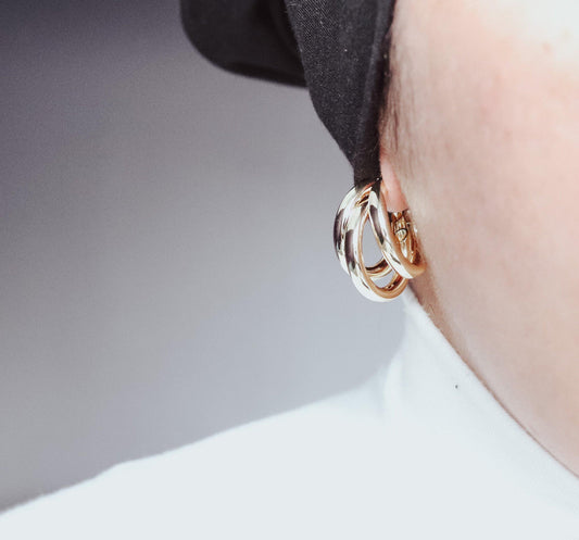 Layered Hoop Earring