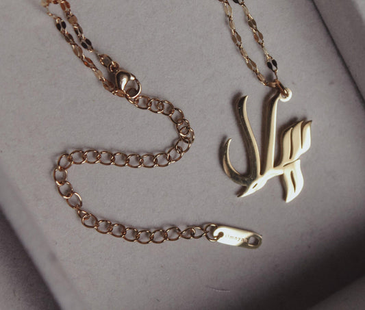SALAM Calligraphy Necklace