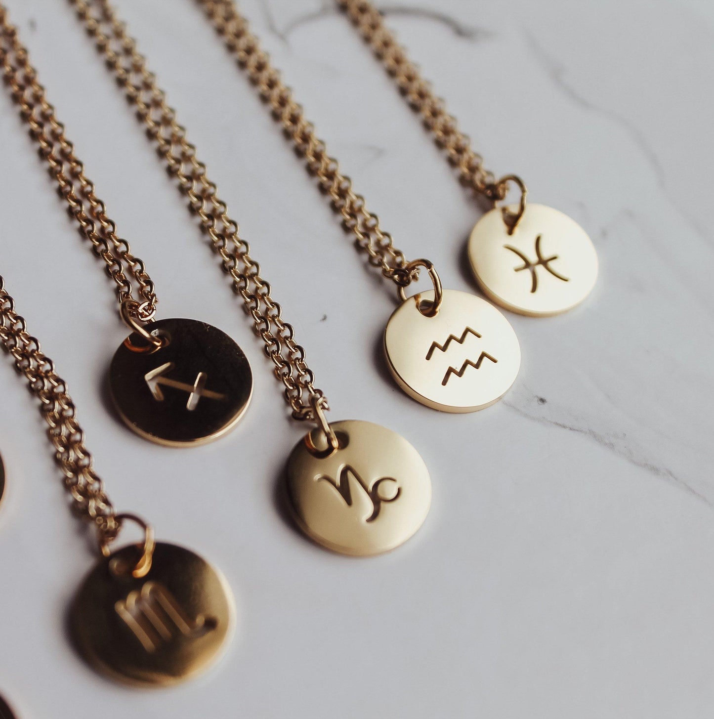 Sun Zodiac Necklace
