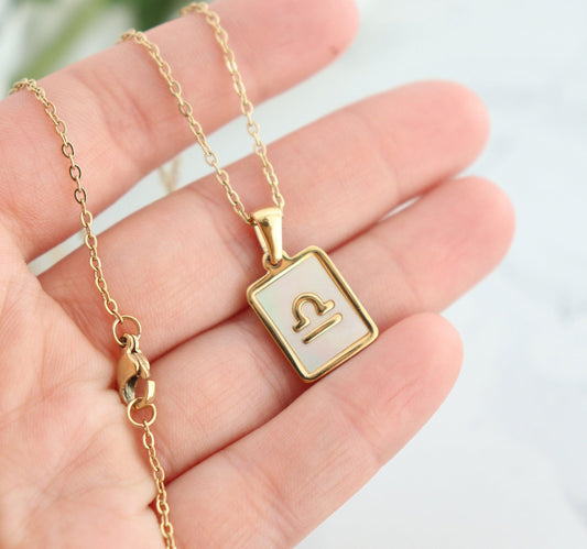 Pearl Zodiac Necklace