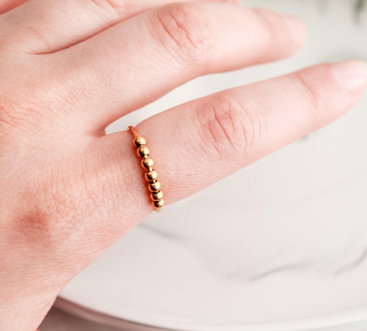 Resizable Bead Fidget Ring