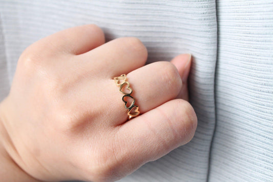 Heart Link Ring