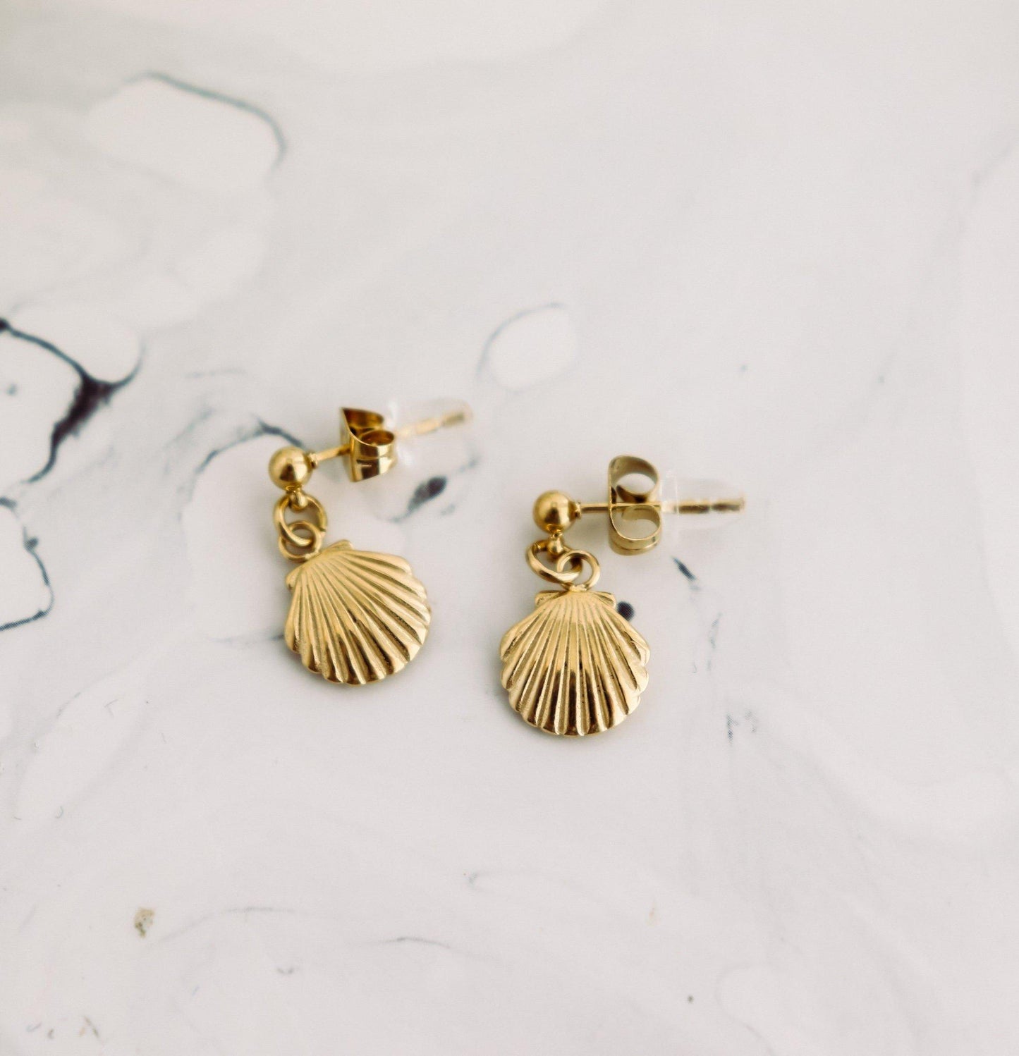 Seashell Sunburst Earrings