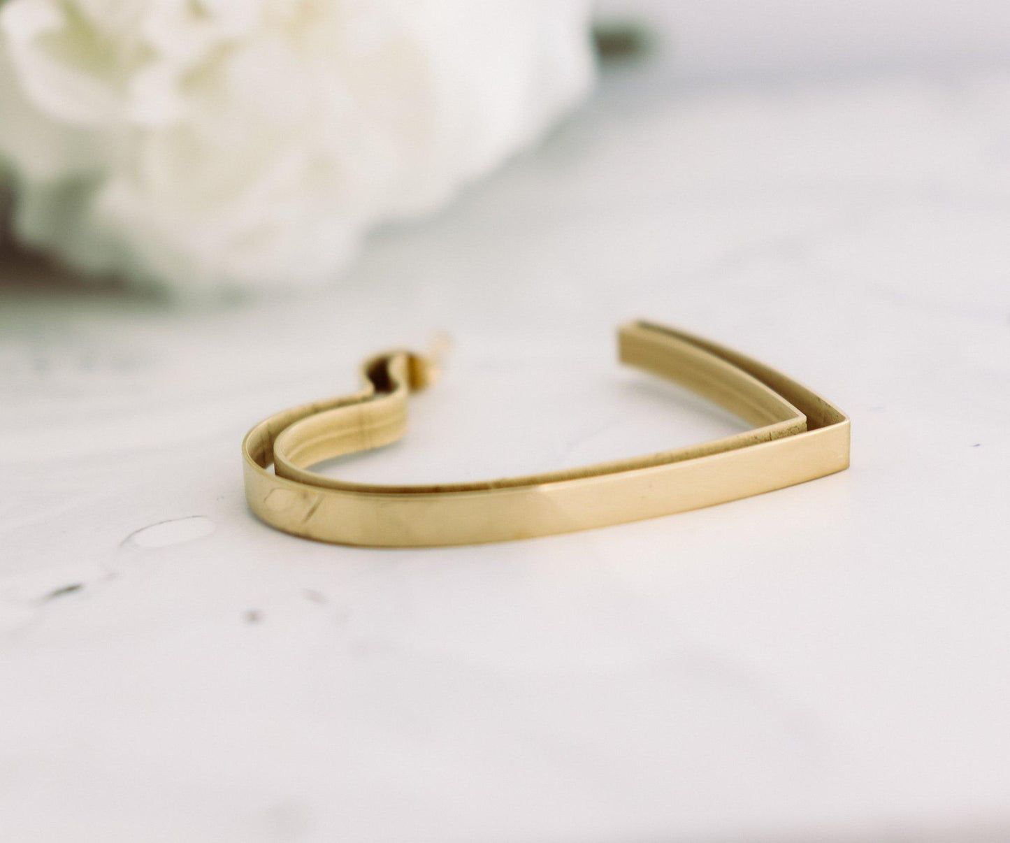 Heart Hoop Earrings