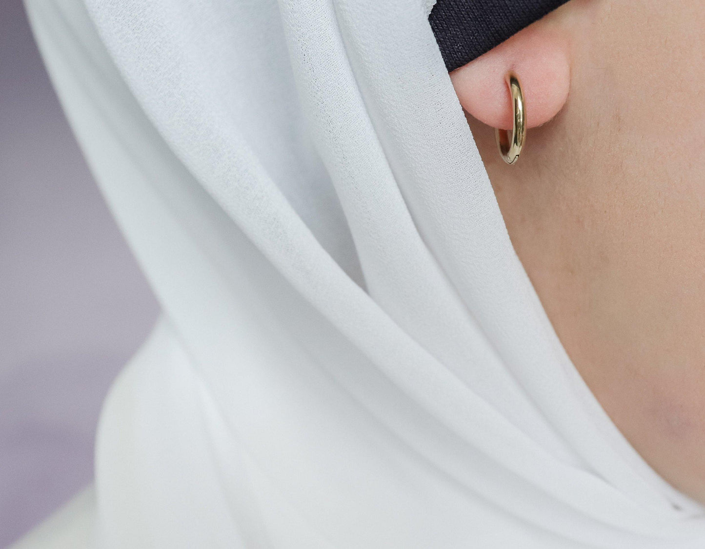 2 in 1 Hoop-Sun Heart Earrings