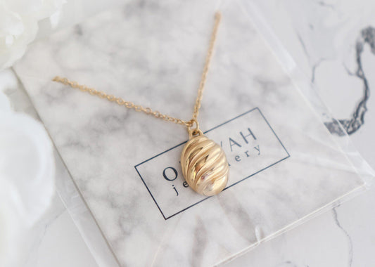 Croissant Pendant Necklace