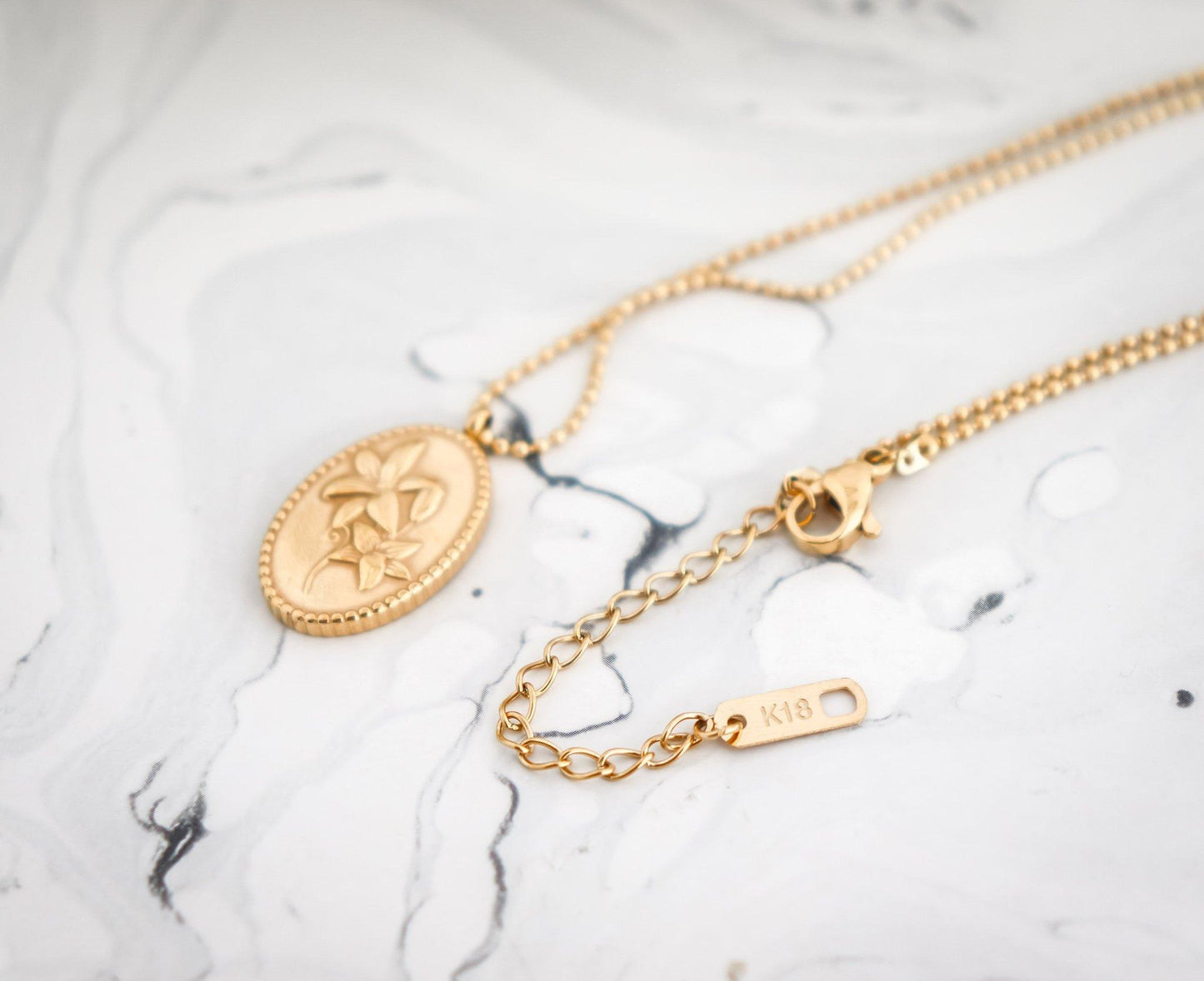 Vintage Flower Necklace