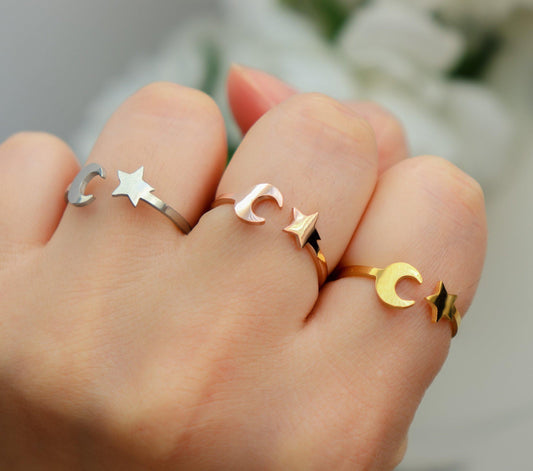 Moon Star Ring