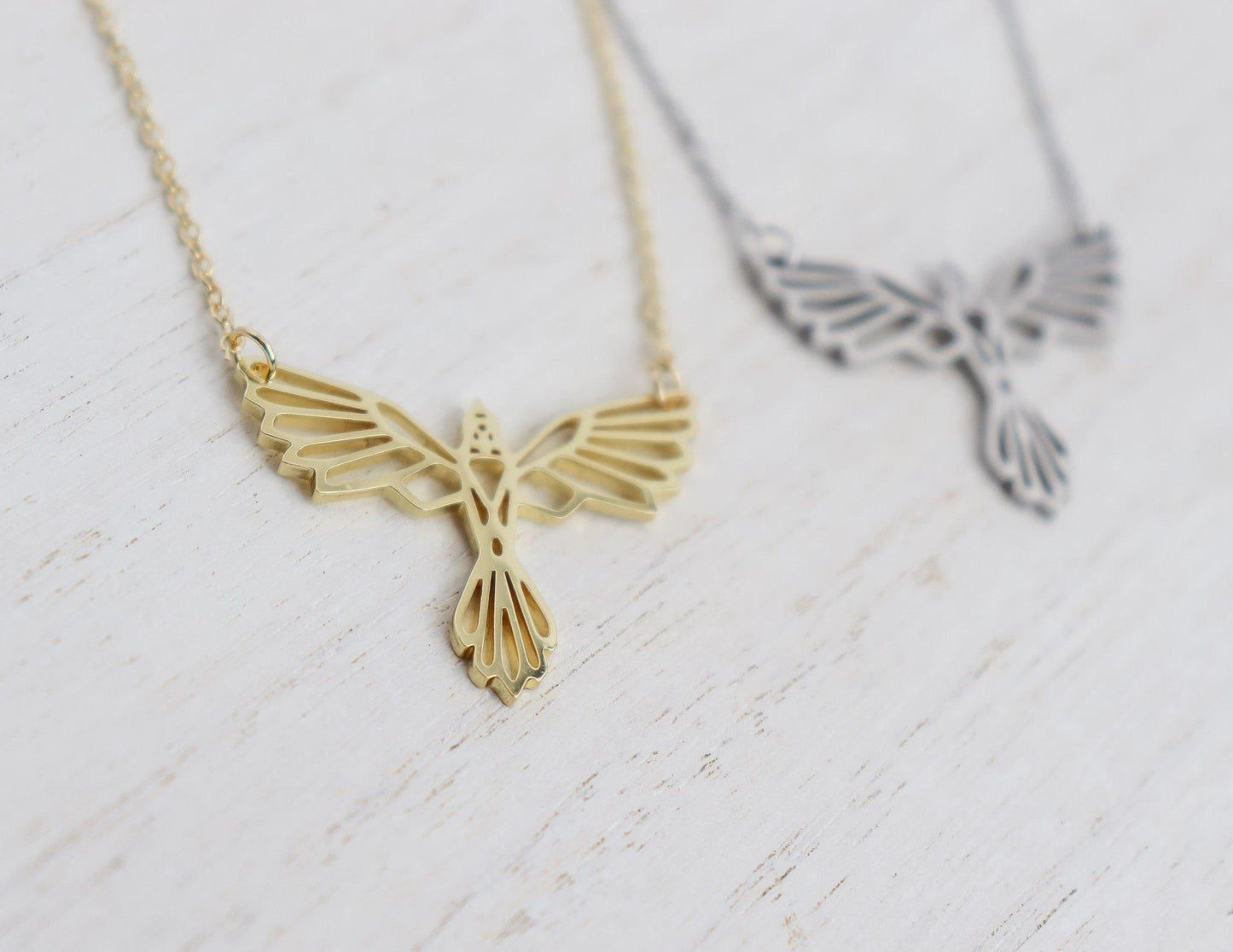 Geometric Eagle Necklace