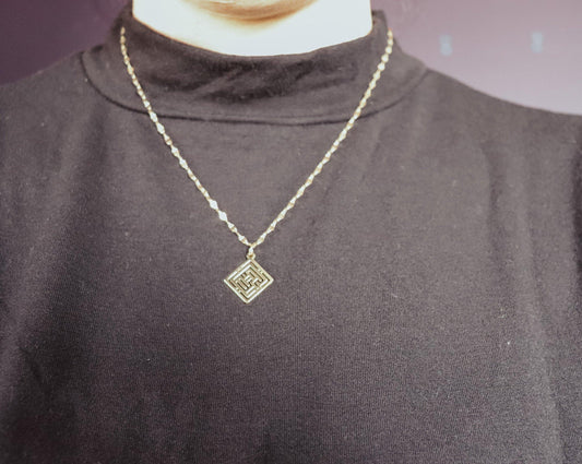 Athkar Kufi Calligraphy Necklace