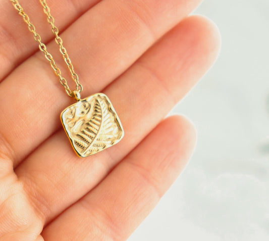 Square Leaf Necklace