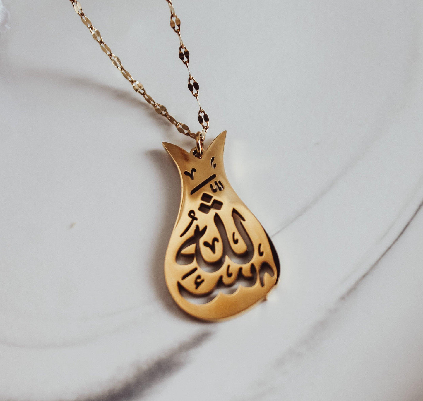 MashaAllah Tulip Pendant Necklace