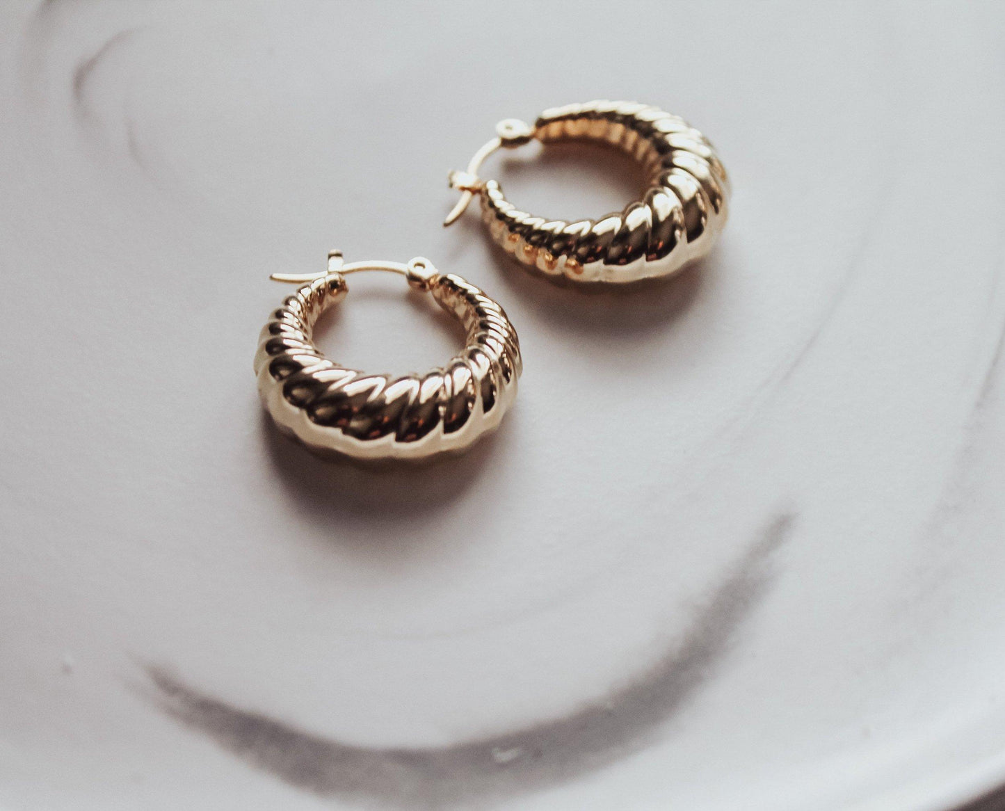 Croissant Dome Earrings
