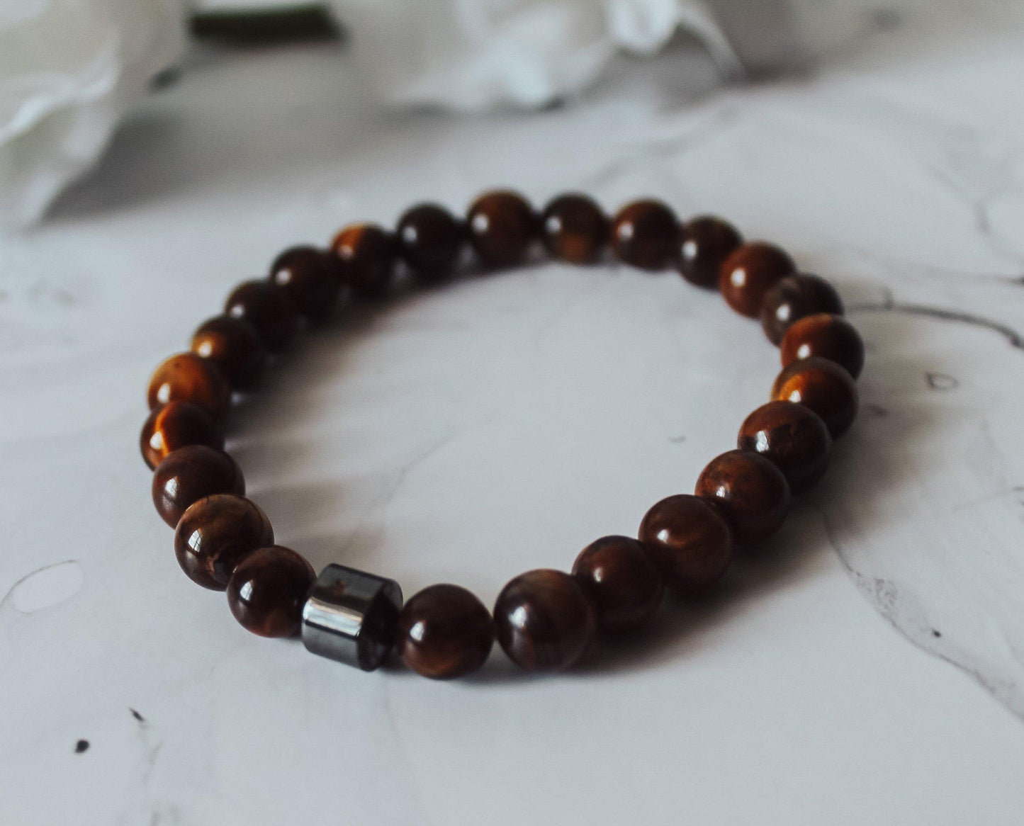 Tiger Eye Beads Bracelet