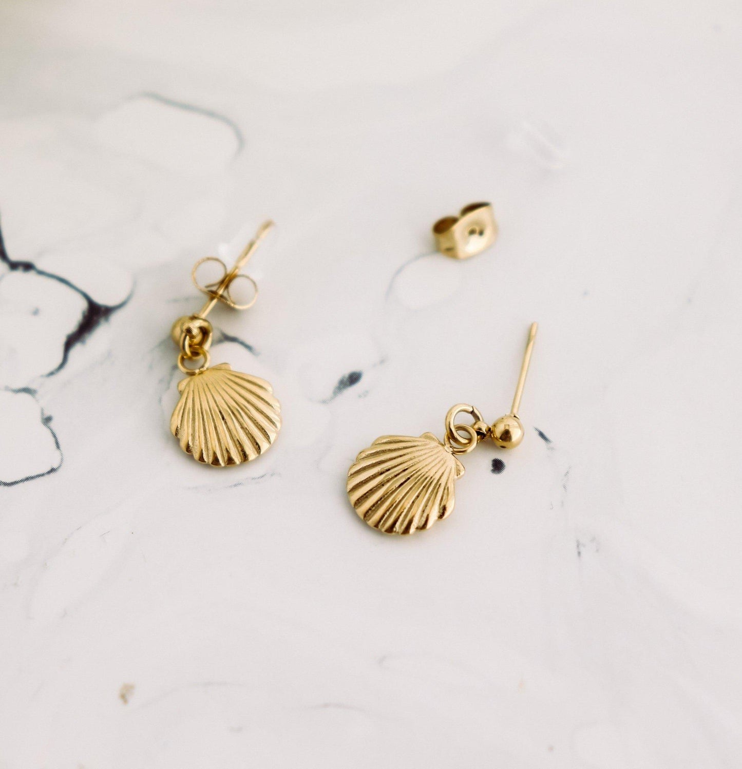 Seashell Sunburst Earrings