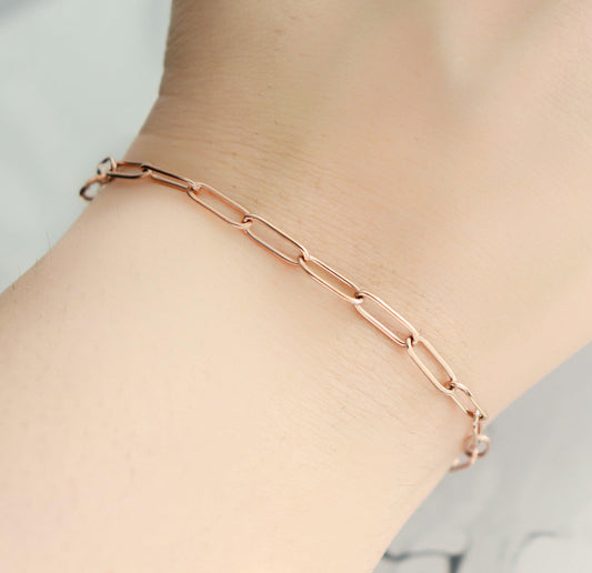 Block Link Chain Bracelet