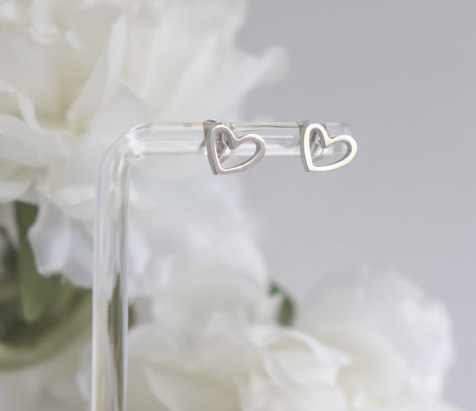 Mini Heart Stud Earrings