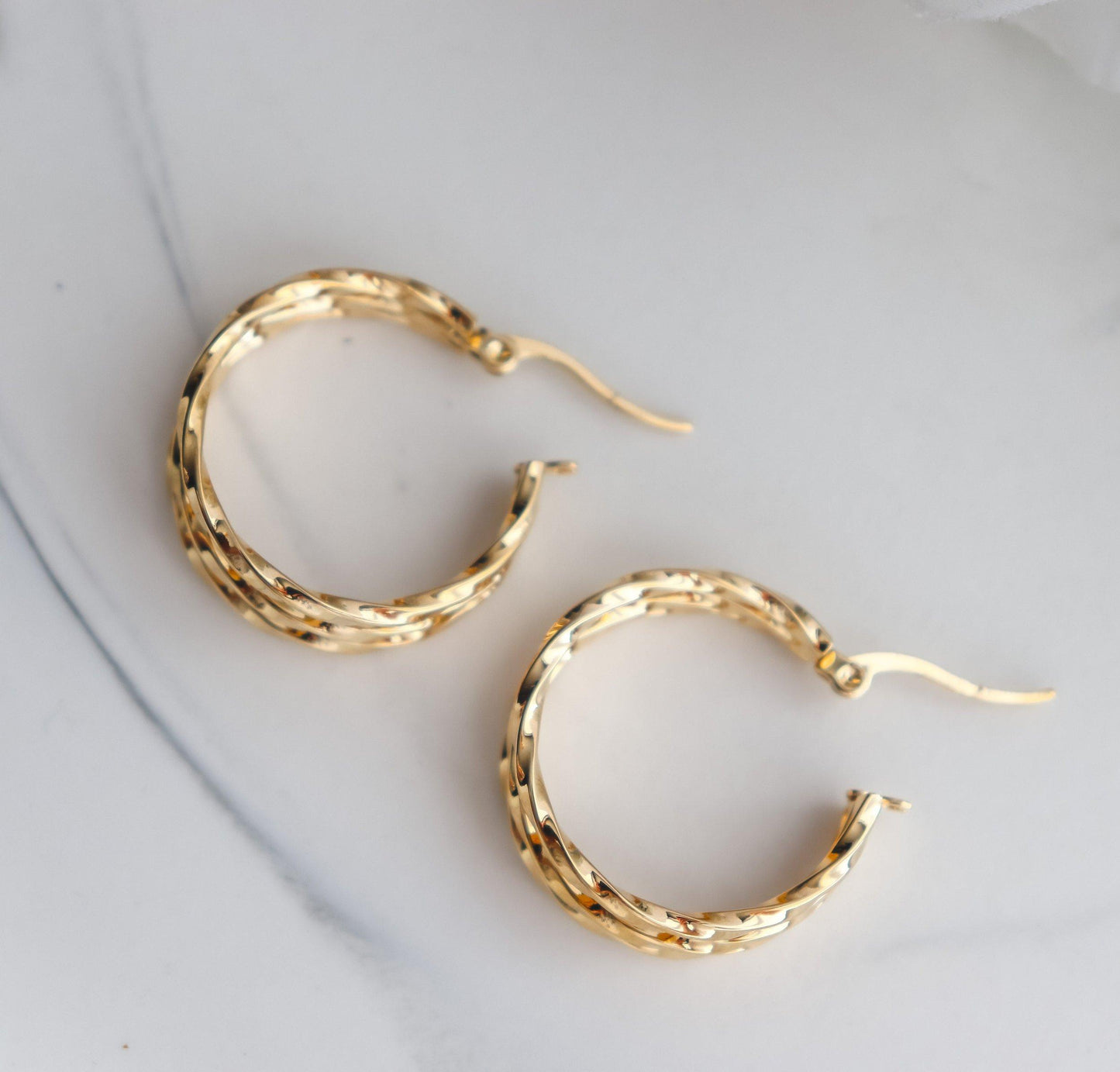 Layered Twist Earring