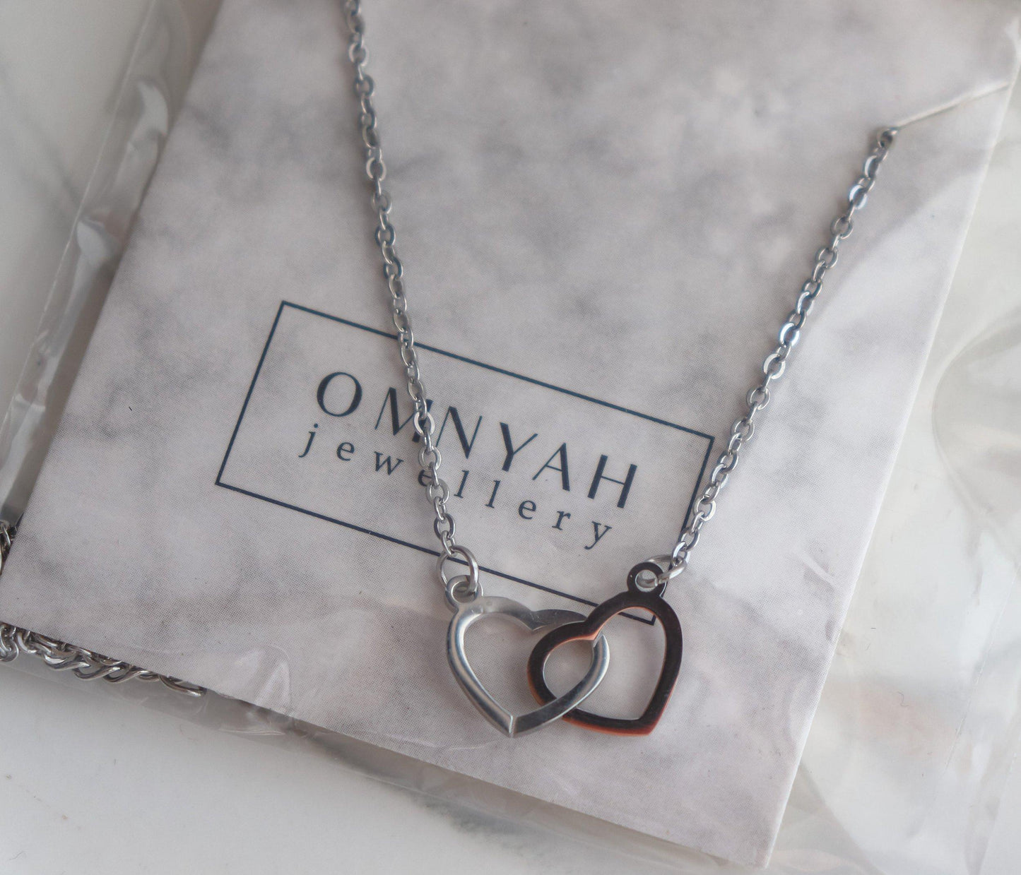 Interlocked Hearts Necklace
