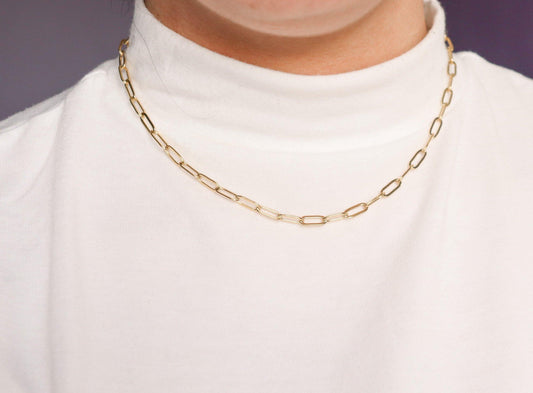 Block Link Essential Chain Necklace