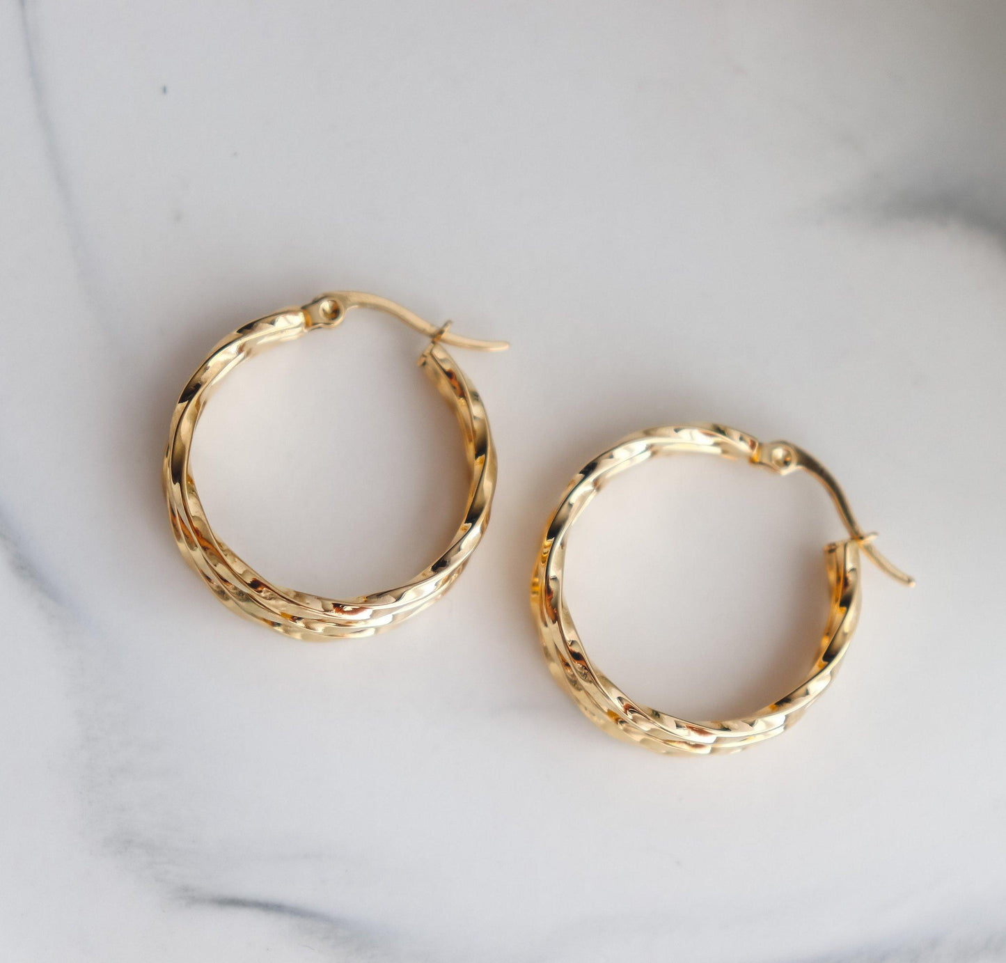 Layered Twist Earring