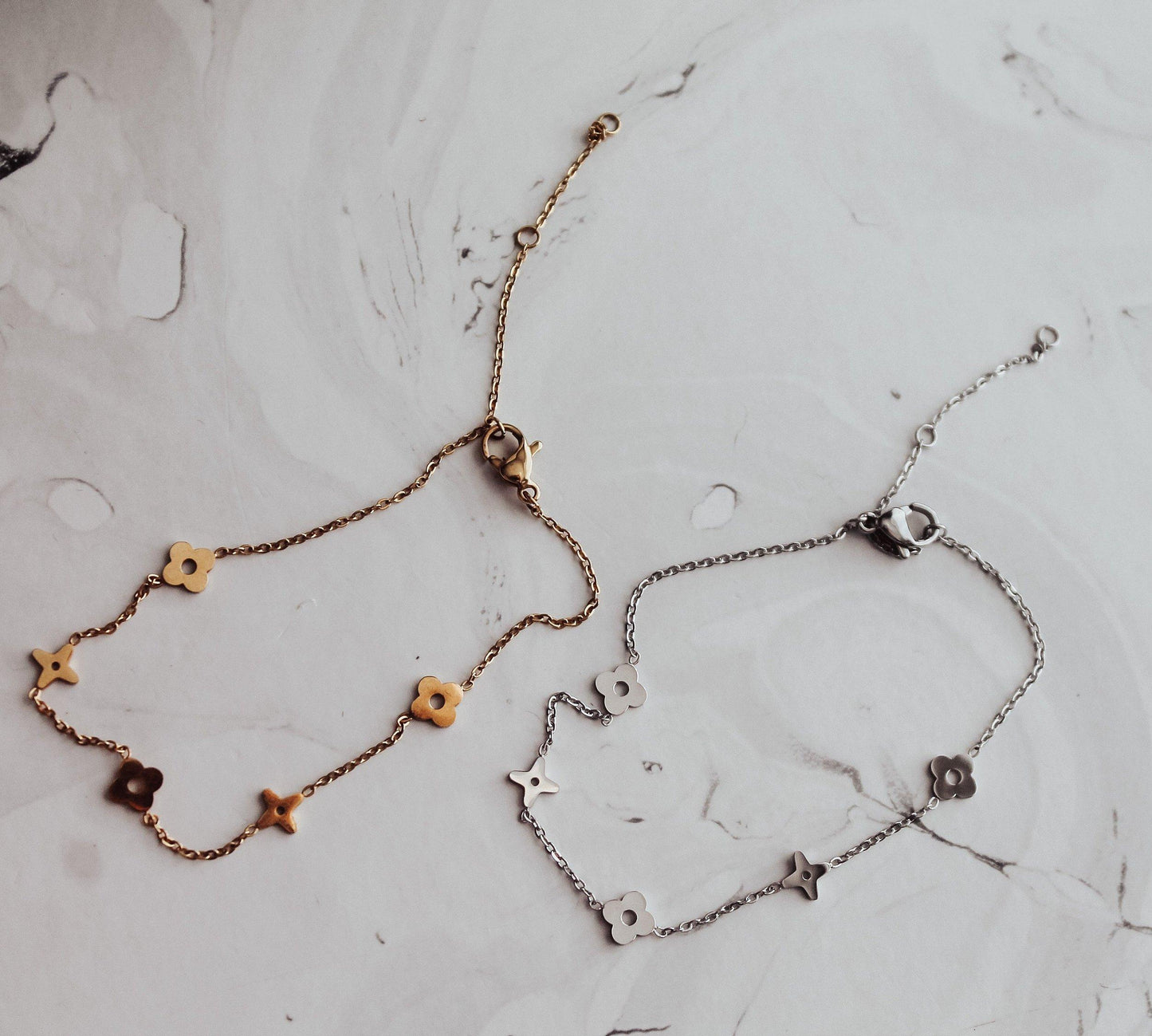 Minimal Clover Star Bracelet