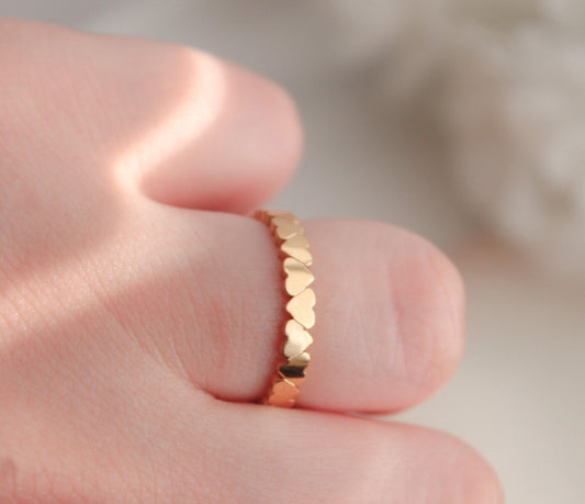 Cute Link Heart Ring