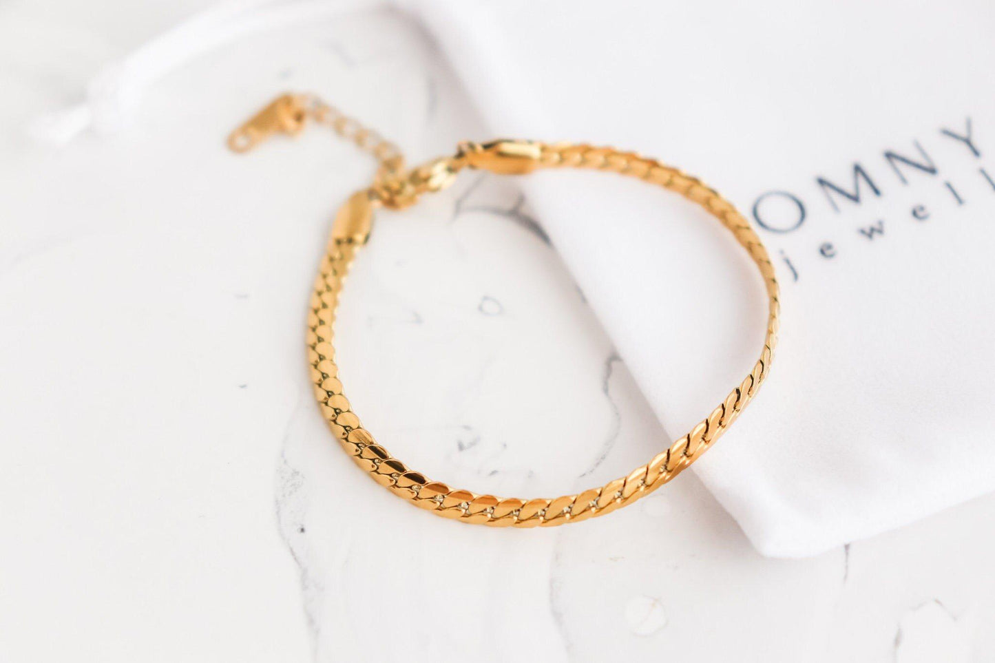 Herringbone Chain Bracelet