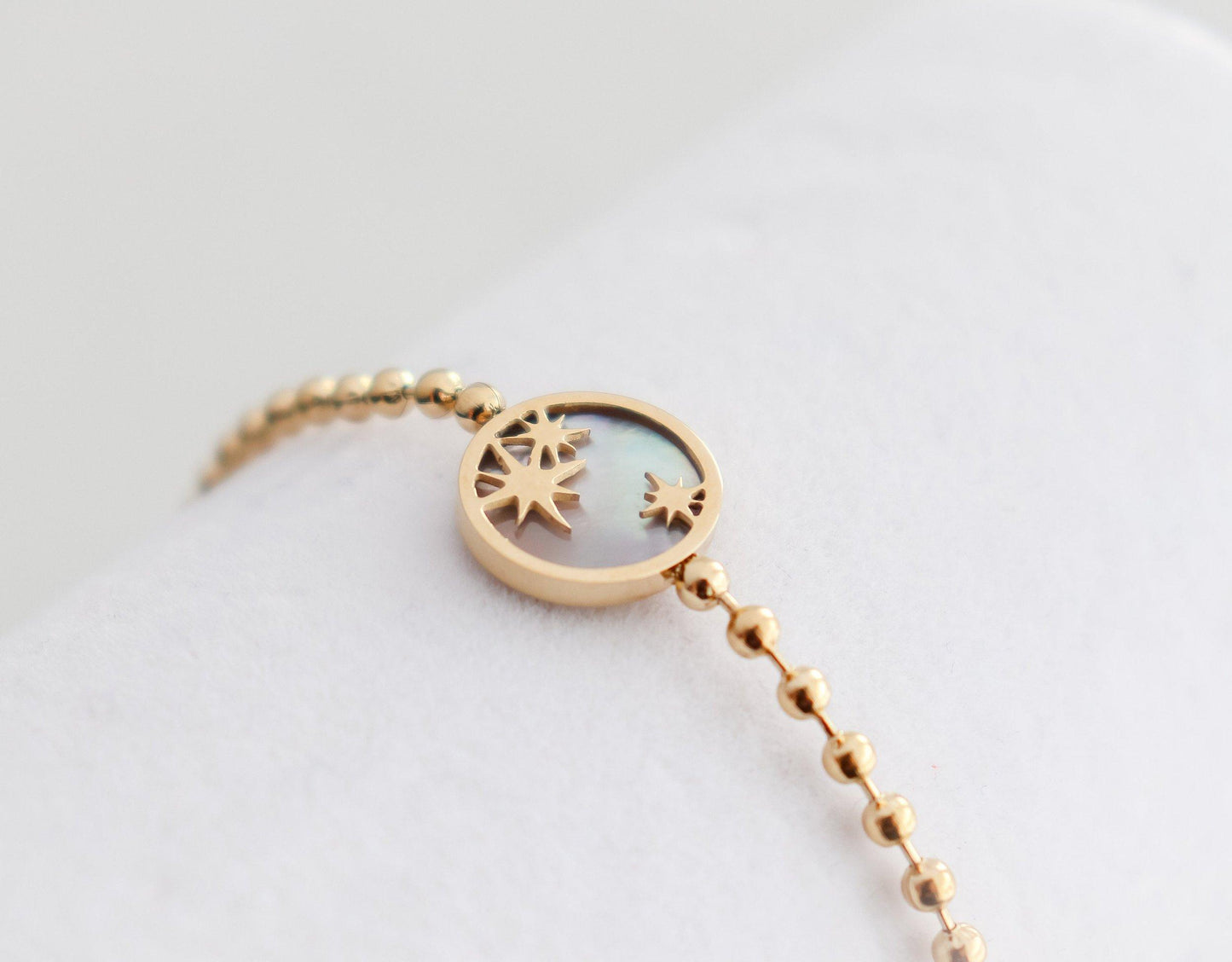 Pearl Sun Chain Bracelet