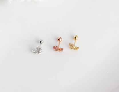 Stars & Hamsa Stud Earrings