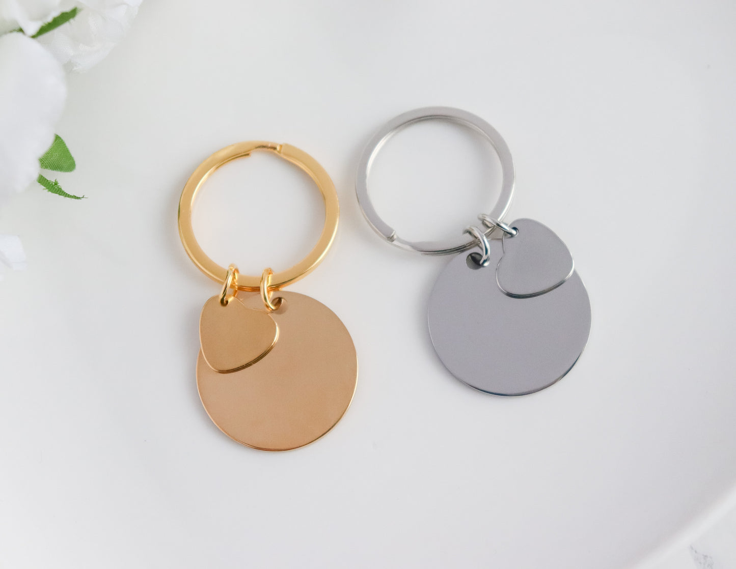 Double Pendant Keychain