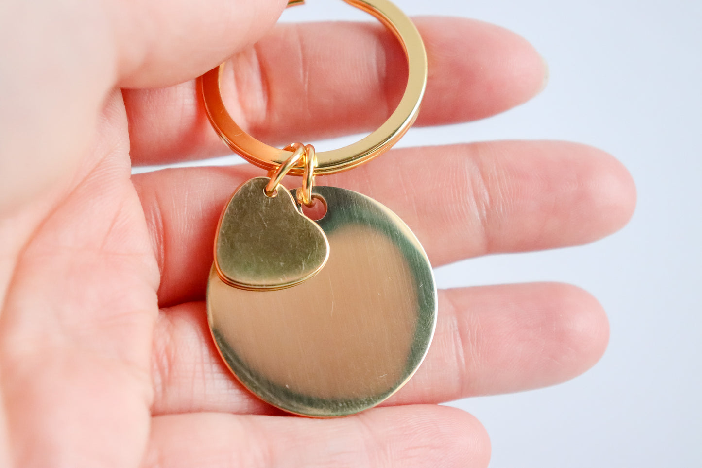 Double Pendant Keychain